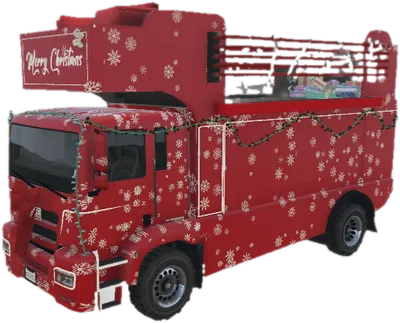 Transparent PNG of the GTA V vehicle xmastruck
