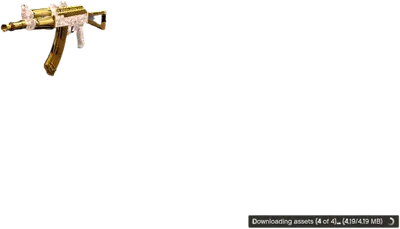 Transparent PNG of the GTA V weapon ak74goldkoco