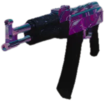 Transparent PNG of the GTA V weapon ak_shortstock_chr