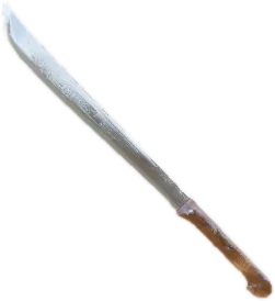 Transparent PNG of the GTA V weapon cmachette
