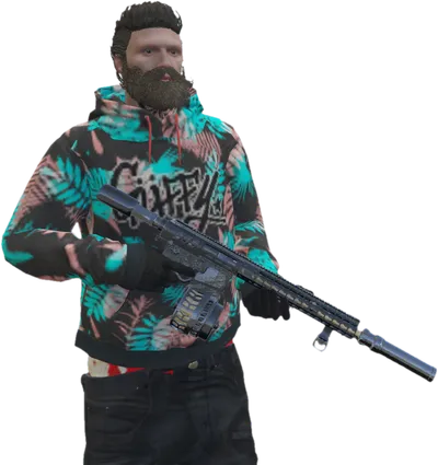 Transparent PNG of the GTA V weapon desertpink