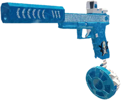 Transparent PNG of the GTA V weapon gk18c_dynasty_blue