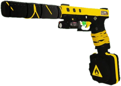Transparent PNG of the GTA V weapon glock17_caution