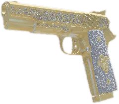 Transparent PNG of the GTA V weapon gold1911