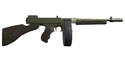 Transparent PNG of the GTA V weapon gusenberg_1