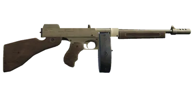 Transparent PNG of the GTA V weapon gusenberg_4