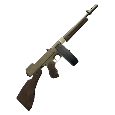 Transparent PNG of the GTA V weapon gusenberg_4_small