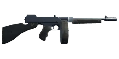 Transparent PNG of the GTA V weapon gusenberg_5