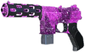 Transparent PNG of the GTA V weapon machinepistol_purple_sky