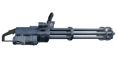 Transparent PNG of the GTA V weapon minigun_7