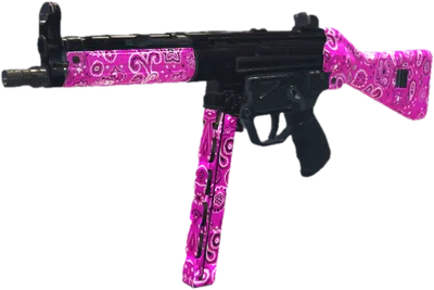 Transparent PNG of the GTA V weapon mp5a2pink