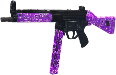 Transparent PNG of the GTA V weapon mp5a2purp