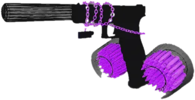 Transparent PNG of the GTA V weapon purplecombat