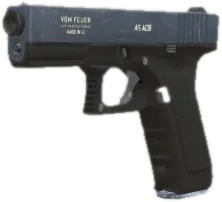 Transparent PNG of the GTA V weapon servicepistol_45