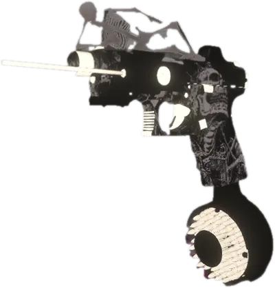 Transparent PNG of the GTA V weapon skullpistolmadebysurge