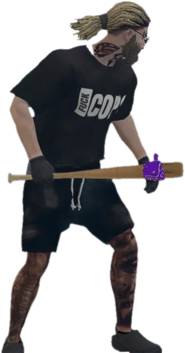 Transparent PNG of the GTA V weapon swp2yellowbat