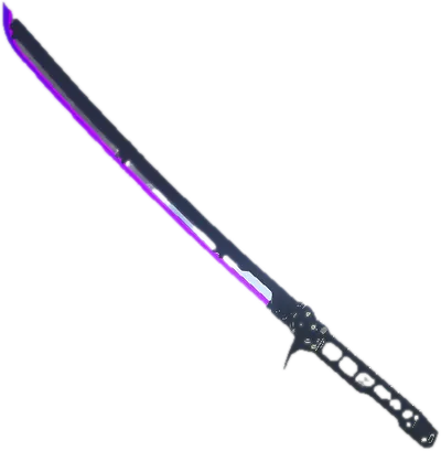 Transparent PNG of the GTA V weapon thermal_katana_purple