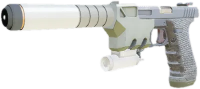 Transparent PNG of the GTA V weapon w_cyber_pistol_02_camo