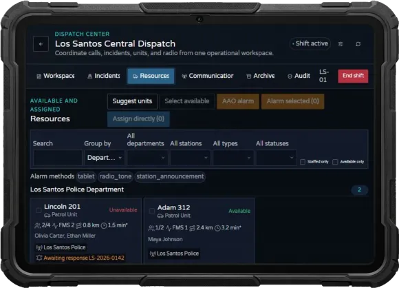 Dispatch Enhanced v2 resource overview